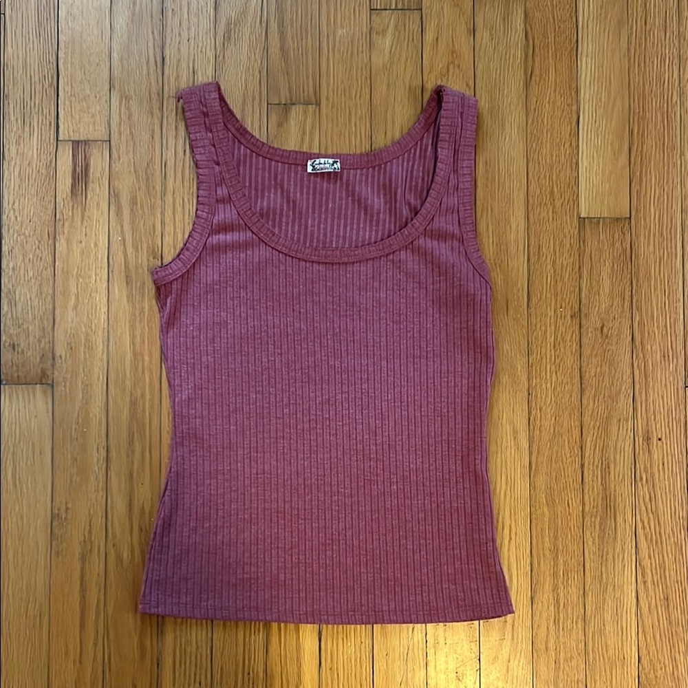 Free People Ribbed Tank Top